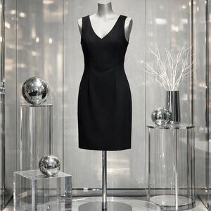 My Michelle Elegant Black Sleeveless Mini Dress